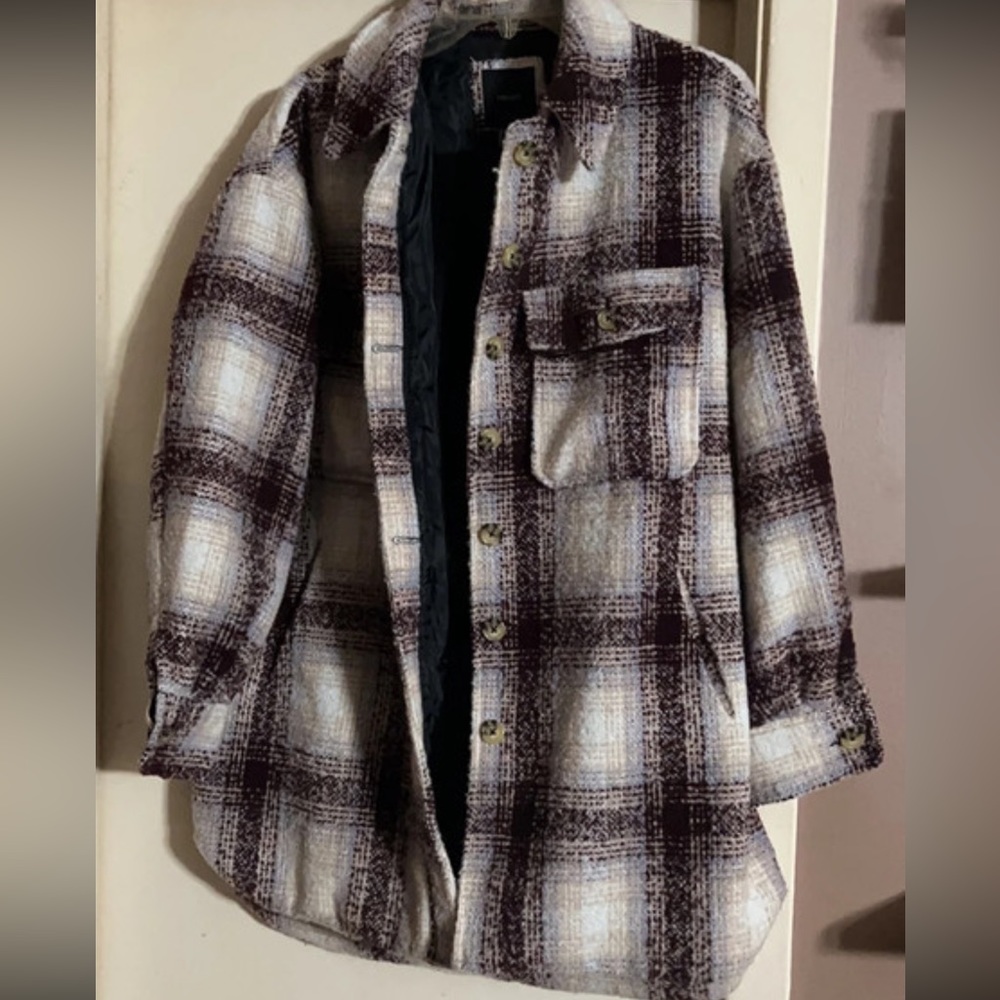 Plaid shacket